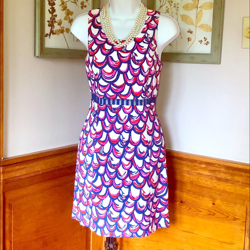Lilly Pulitzer Iggy cutout Gillty shift dress Sz 4